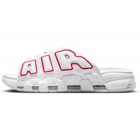 Кроссовки Nike Air More Uptempo Slide White University Red