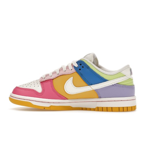 Кроссы Nike Dunk Low Solar Flare Multi-Color (W) - женская сетка размеров