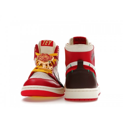 Кроссы Jordan 1 High Zoom Air CMFT 2 Teyana Taylor A Rose From Harlem (W) - женская сетка размеров