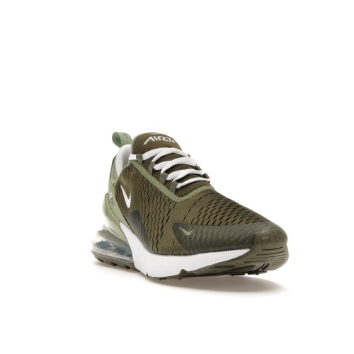 Кроссы Nike Air Max 270 Medium Olive White Oil Green - мужская сетка размеров