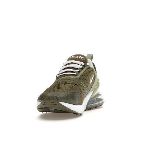 Кроссы Nike Air Max 270 Medium Olive White Oil Green - мужская сетка размеров