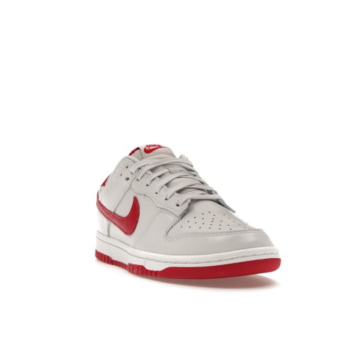 Кроссы Nike Dunk Low Vast Grey Varsity Red - мужская сетка размеров