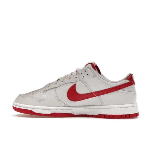 Кроссы Nike Dunk Low Vast Grey Varsity Red - мужская сетка размеров