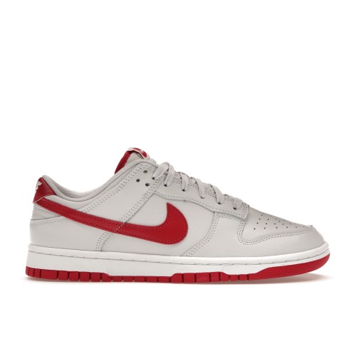 Кроссы Nike Dunk Low Vast Grey Varsity Red - мужская сетка размеров