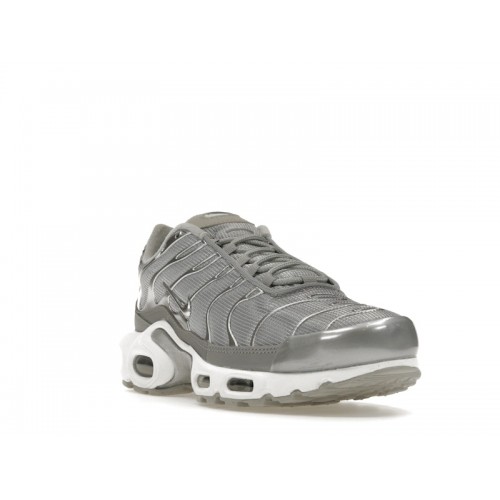 Кроссы Nike Air Max Plus Metallic Silver - мужская сетка размеров