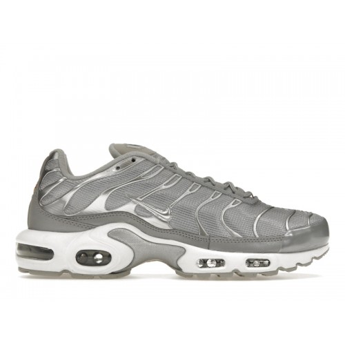 Кроссы Nike Air Max Plus Metallic Silver - мужская сетка размеров