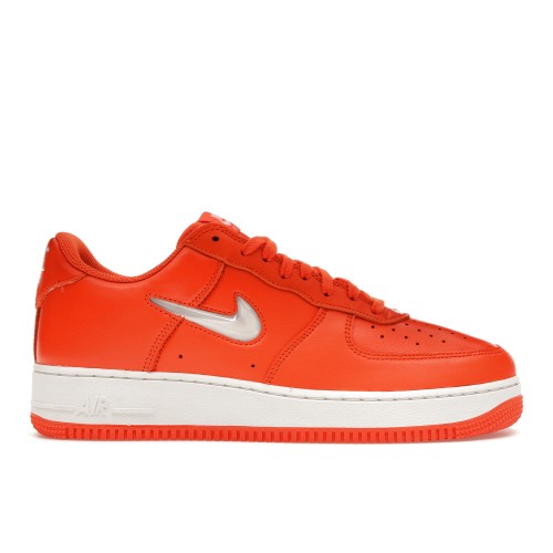 Кроссы Nike Air Force 1 Low 07 Retro Color of the Month Orange Jewel - мужская сетка размеров