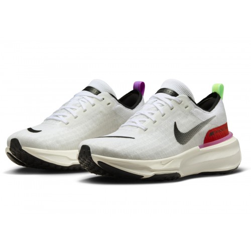 Кроссы Nike ZoomX Invincible Run 3 SE White Black Picante Red Lime Blast - мужская сетка размеров