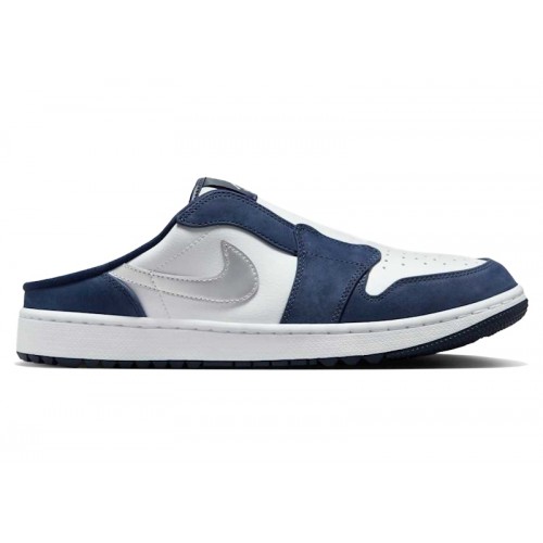 Кроссы Jordan 1 Mule Golf Midnight Navy - мужская сетка размеров