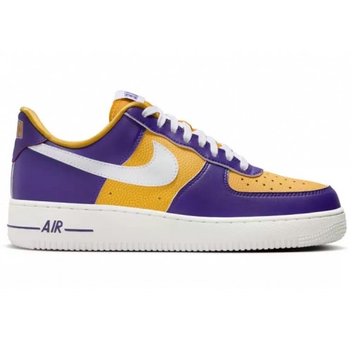 Кроссы Nike Air Force 1 Low Be True To Her School LSU (W) - женская сетка размеров