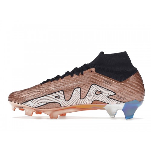 Nike Zoom Mercurial Superfly 9 Elite KM FG Metallic Copper - мужская сетка размеров