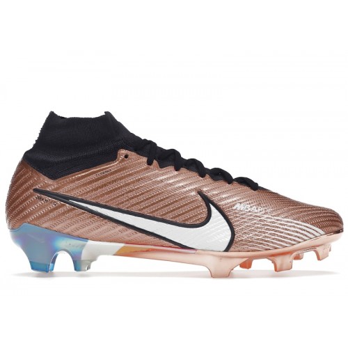 Nike Zoom Mercurial Superfly 9 Elite KM FG Metallic Copper - мужская сетка размеров