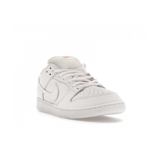 Кроссы Nike SB Dunk Low Pro Triple White - мужская сетка размеров