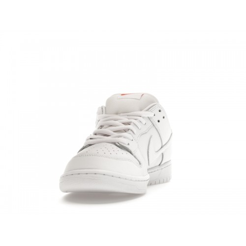 Кроссы Nike SB Dunk Low Pro Triple White - мужская сетка размеров