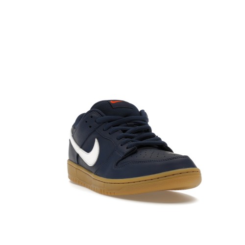 Кроссы Nike SB Dunk Low Navy Gum - мужская сетка размеров