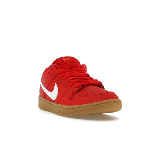 Кроссы Nike SB Dunk Low University Red Gum - мужская сетка размеров