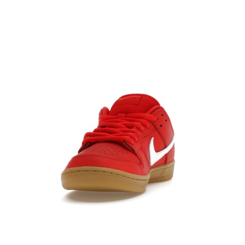 Кроссы Nike SB Dunk Low University Red Gum - мужская сетка размеров