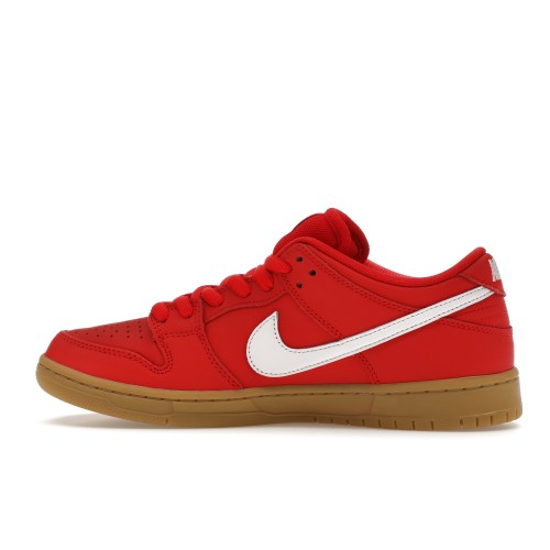 Кроссы Nike SB Dunk Low University Red Gum - мужская сетка размеров