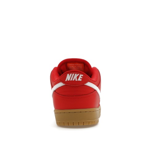 Кроссы Nike SB Dunk Low University Red Gum - мужская сетка размеров