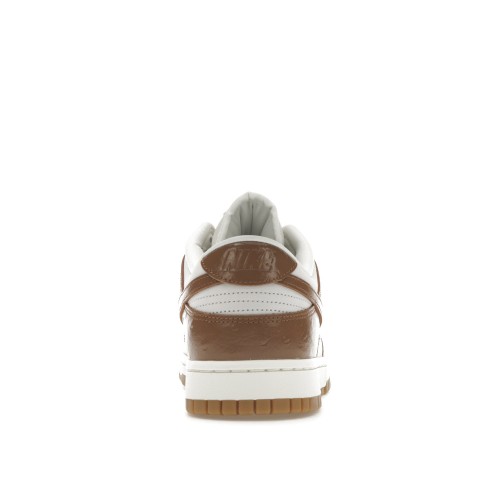Кроссы Nike Dunk Low LX Ale Brown Ostrich (W) - женская сетка размеров