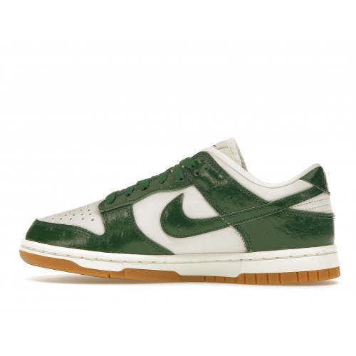 Кроссы Nike Dunk Low LX Gorge Green Ostrich (W) - женская сетка размеров