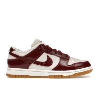 Женские кроссовки Nike Dunk Low LX Dark Team Red Croc (W)