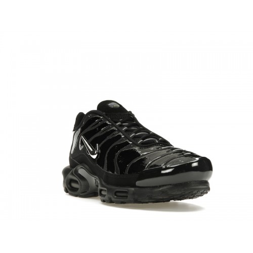 Кроссы Nike Air Max Plus Black Chrome - мужская сетка размеров