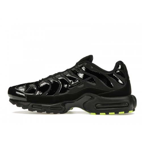 Кроссы Nike Air Max Plus Black Chrome - мужская сетка размеров
