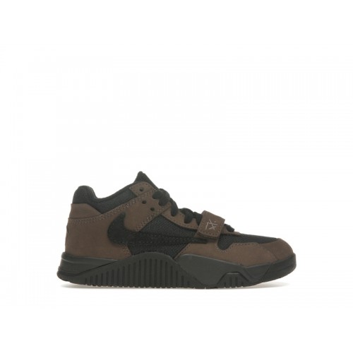 Кроссы Jordan Jumpman Jack TR Travis Scott Dark Mocha (PS) - детская сетка размеров