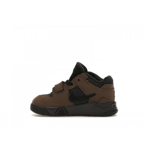 Кроссы Jordan Jumpman Jack TR Travis Scott Dark Mocha (TD) - детская сетка размеров