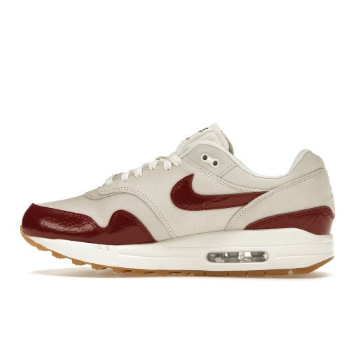 Кроссы Nike Air Max 1 LX Team Red (W) - женская сетка размеров