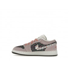 Подростковые Jordan 1 Low SE Floral (GS)
