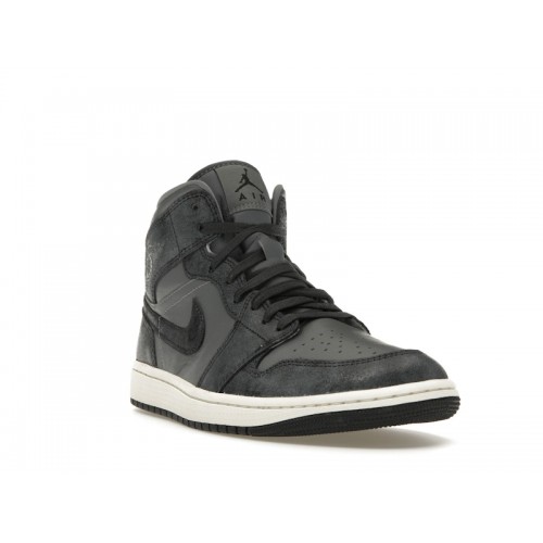 Wmns Air Jordan 1 Mid Distressed Smoke Grey - женская сетка размеров