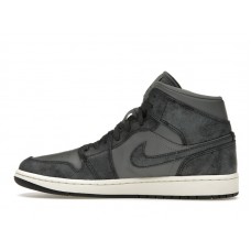 Женские Jordan 1 Mid Distressed Smoke Grey (W)