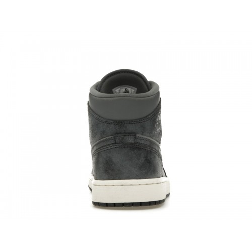 Wmns Air Jordan 1 Mid Distressed Smoke Grey - женская сетка размеров