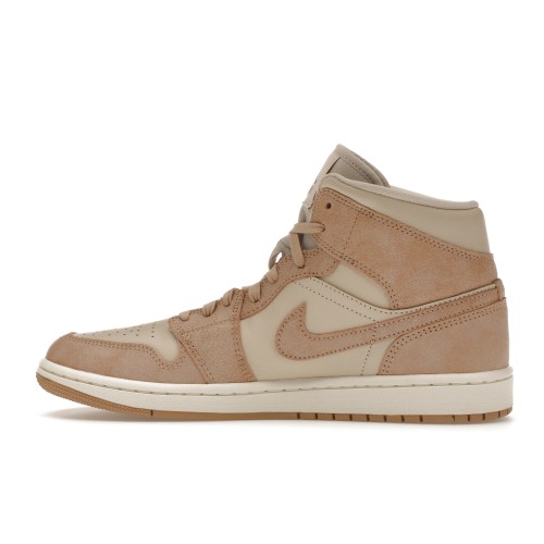 Кроссы Jordan 1 Mid SE Legend Light Brown (W) - женская сетка размеров