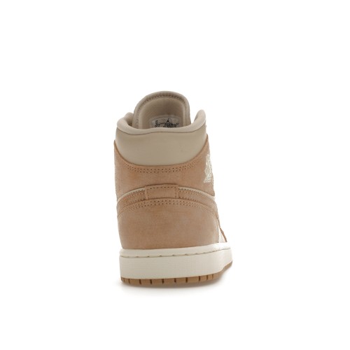 Кроссы Jordan 1 Mid SE Legend Light Brown (W) - женская сетка размеров