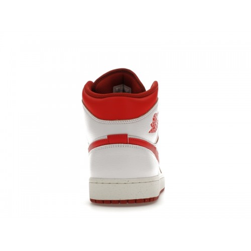 Кроссы Jordan 1 Mid SE Dune Red - мужская сетка размеров