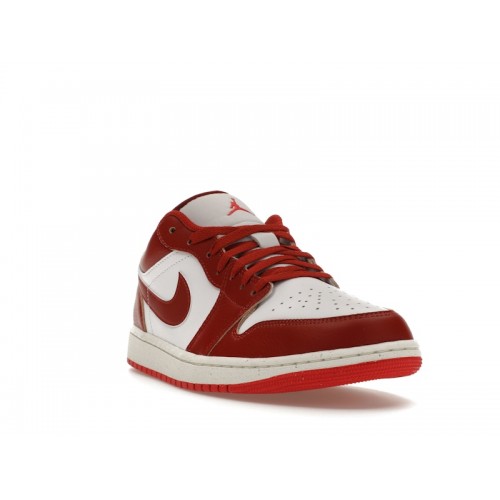 Кроссы Jordan 1 Low Dune Red - мужская сетка размеров