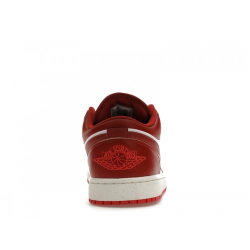Кроссы Jordan 1 Low Dune Red - мужская сетка размеров