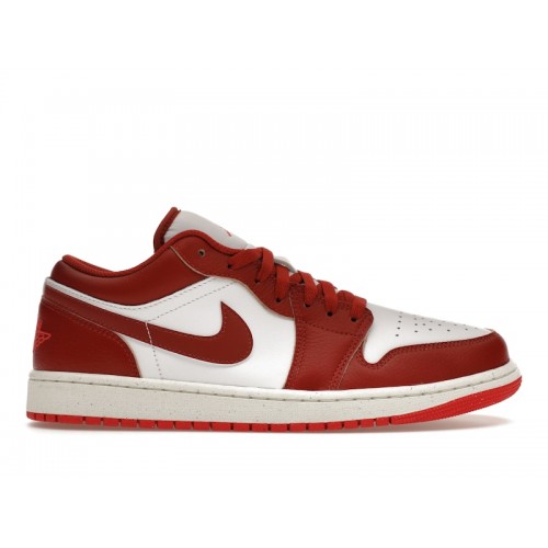 Кроссы Jordan 1 Low Dune Red - мужская сетка размеров