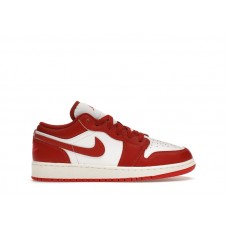 Подростковые Jordan 1 Low SE Dune Red (GS)