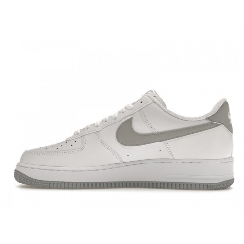 Nike Air Force 1 Low 07 White Light Smoke Grey - мужская сетка размеров
