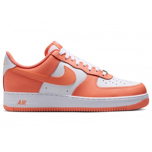 Nike Air Force 1 Low 07 White Orange Frost - мужская сетка размеров