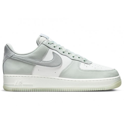 Кроссы Nike Air Force 1 07 Light Silver Pumice - мужская сетка размеров