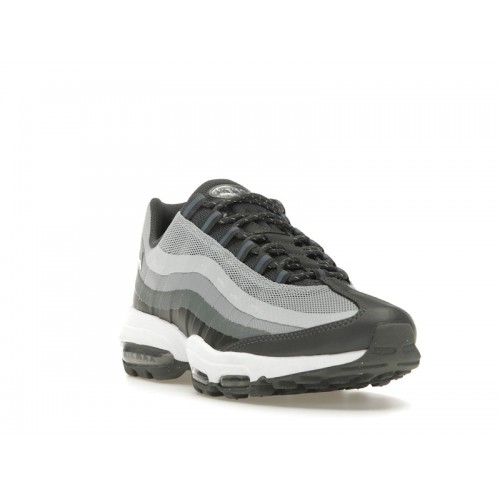 Кроссы Nike Air Max 95 Ultra Iron Grey Diffused Blue - мужская сетка размеров