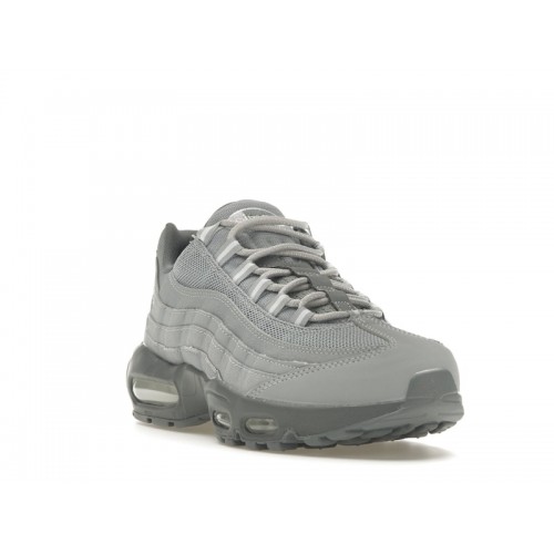 Кроссы Nike Air Max 95 Wolf Grey - мужская сетка размеров