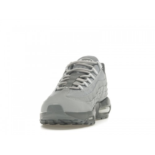 Кроссы Nike Air Max 95 Wolf Grey - мужская сетка размеров