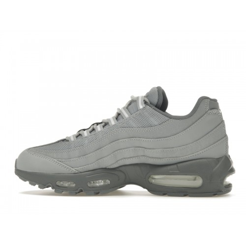 Кроссы Nike Air Max 95 Wolf Grey - мужская сетка размеров