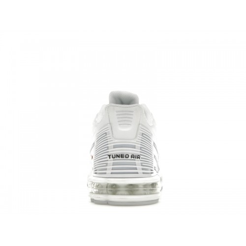 Кроссы Nike Air Max Plus 3 Multi Swoosh White Midnight Navy - мужская сетка размеров